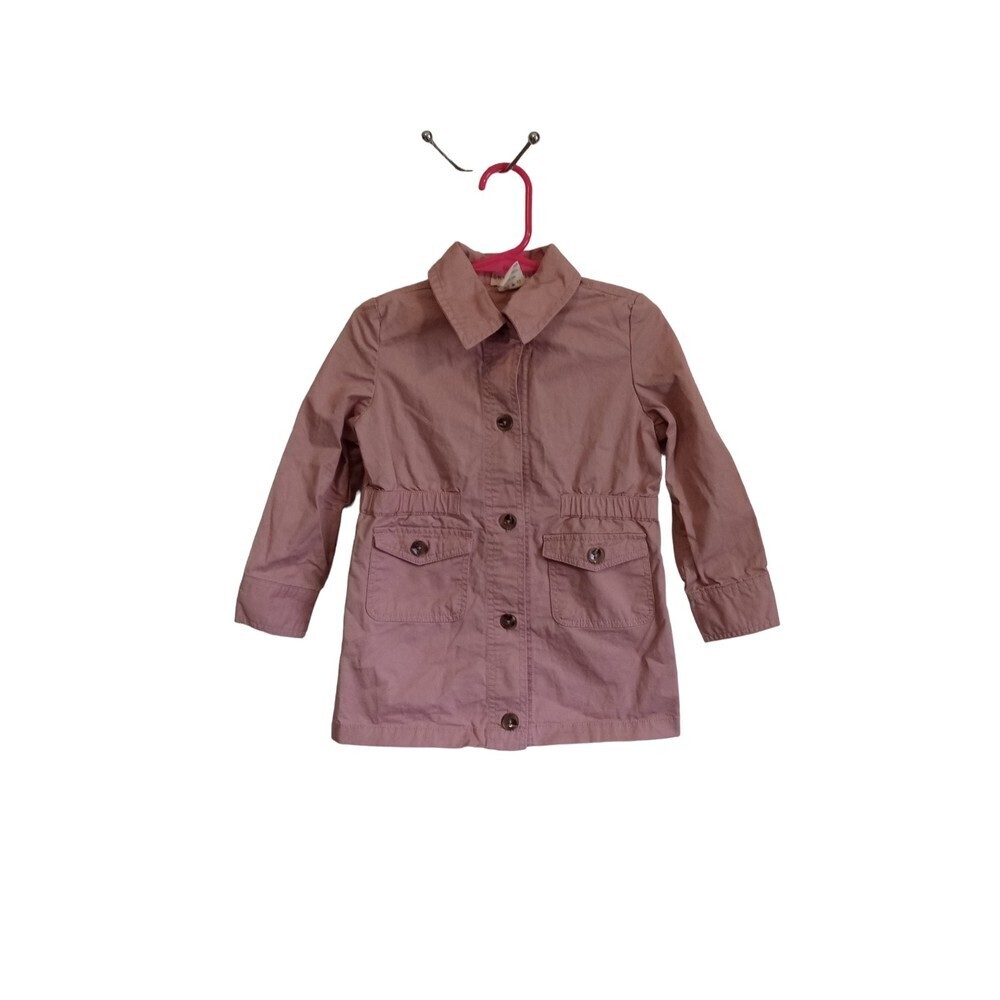 Emma and Elsa Dusty Rose light weight button down jacket